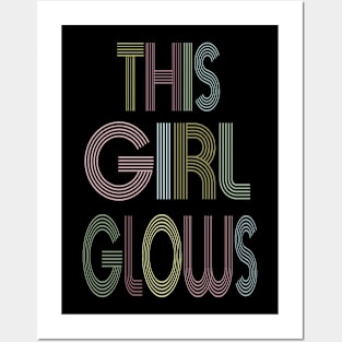 This Girl Glows 80s Posters and Art